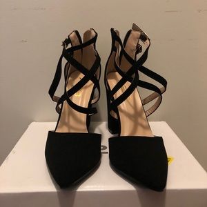 Cute Black Heels; Work attire